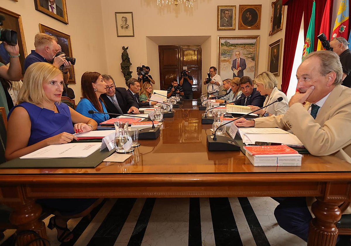 Imagen del Pleno del Gobierno valenciano celebrado este martes