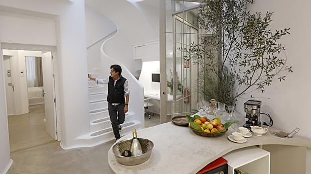 Imagen de una de las habitacioes del Hotel Suite Generis