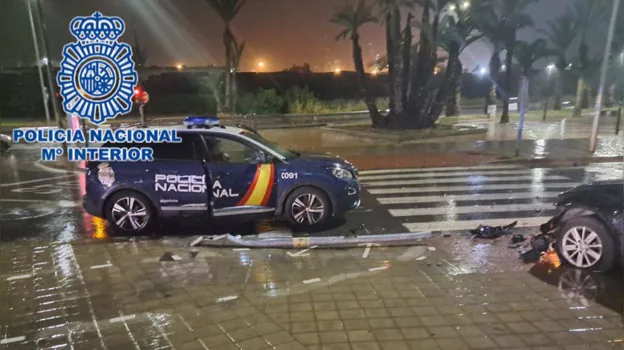 Imagen de la intervención policial en Alicante