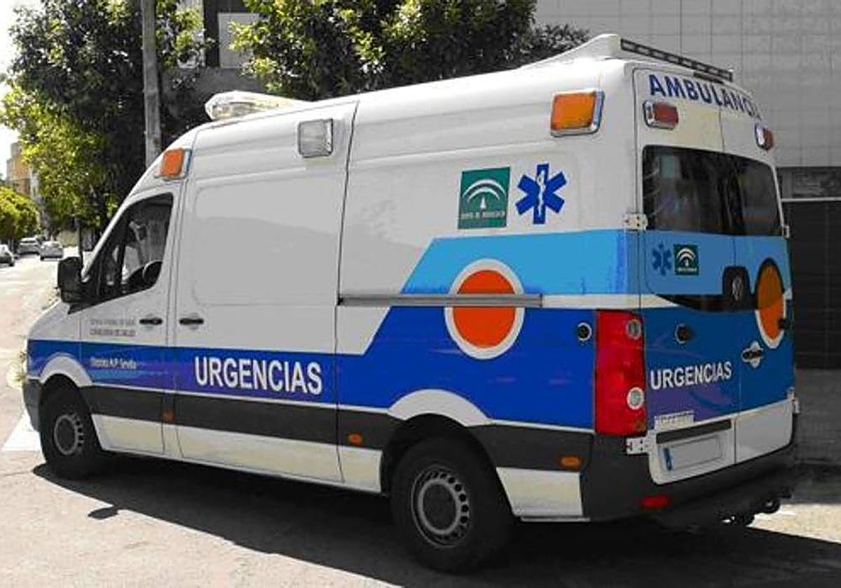 Una ambulancia en una imagen de archivo