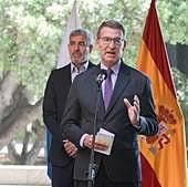 Feijóo refuerza su oferta al PSOE planteando soluciones para Cataluña en un pacto territorial