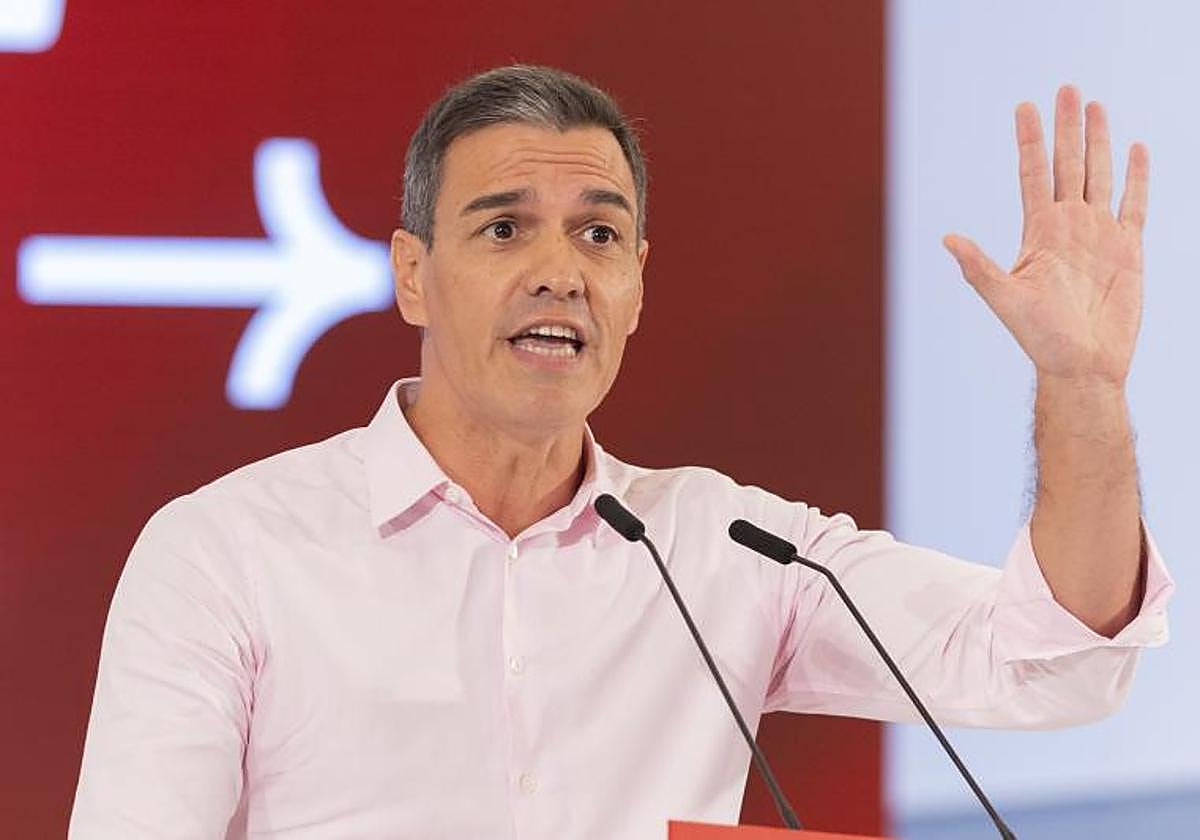 El presidente del Gobierno en funciones, Pedro Sánchez