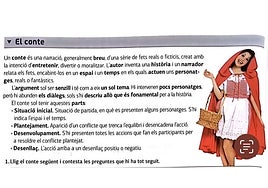 Un ejercicio para escolares incluye una versión de Caperucita Roja en la que el lobo es «sexista» y la abuela le corta el cuello al leñador