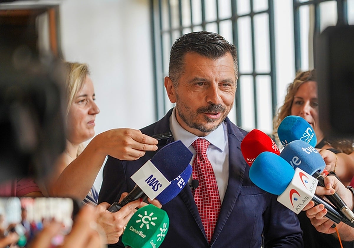 El portavoz del PP en el Parlamento de Andalucía, Toni Martín