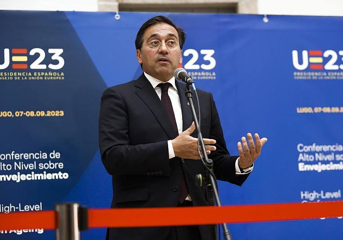 El ministro de Asuntos Exteriores, José Manuel Albares