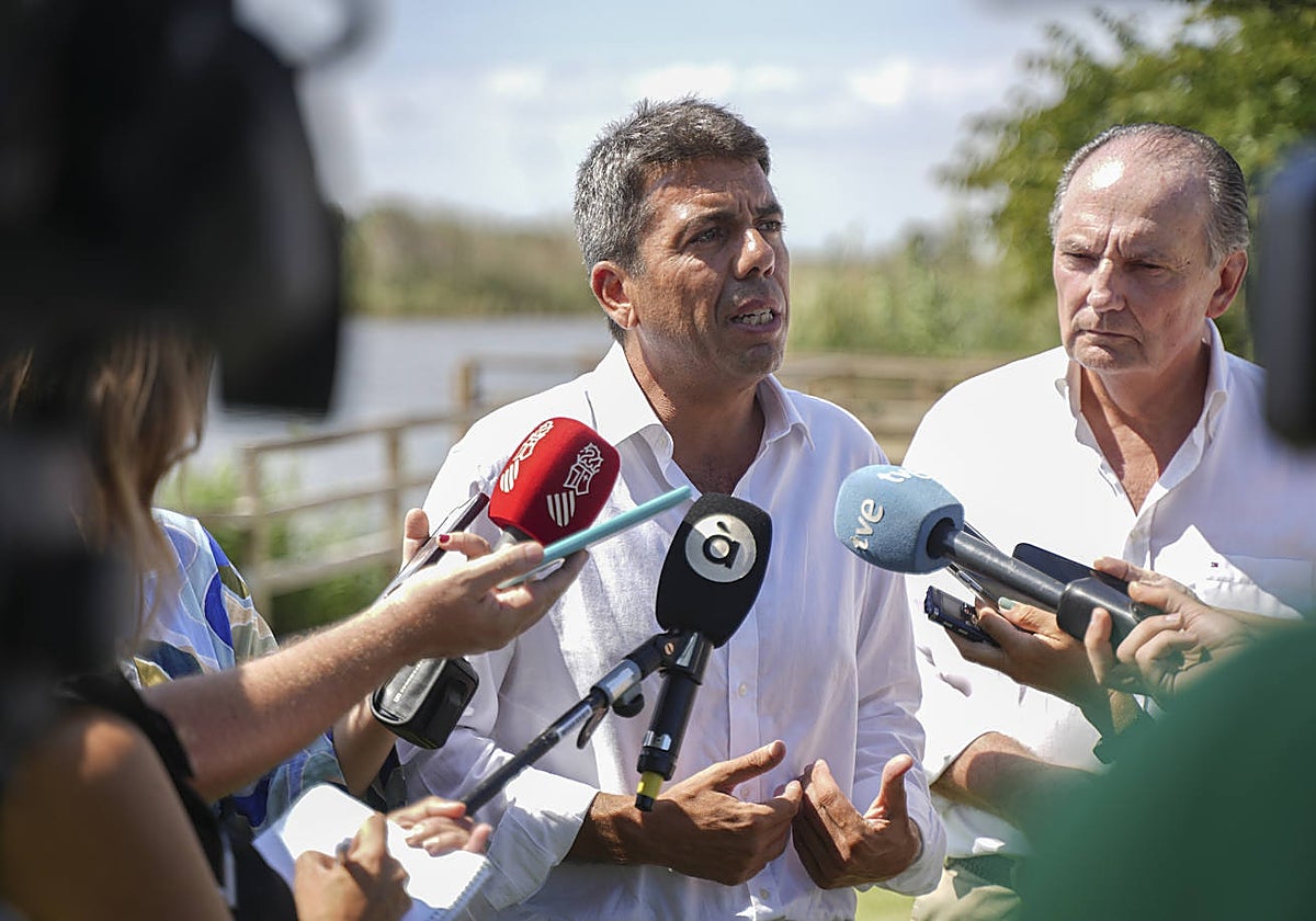 Imagen de archivo del presidente de la Generalitat Valenciana, Carlos Mazón