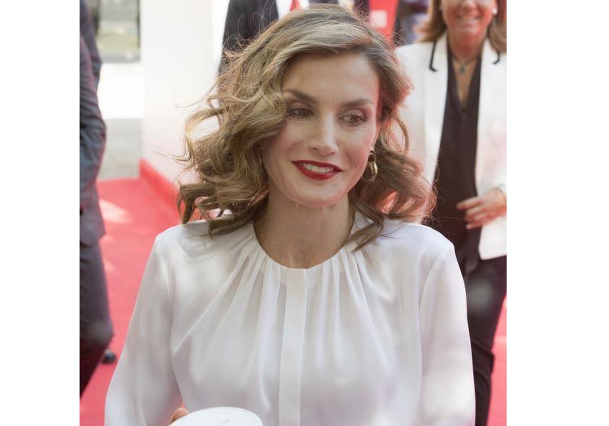 La Reina Letizia, durante la celebración del Día Mundial de la Cruz Roja (archivo)