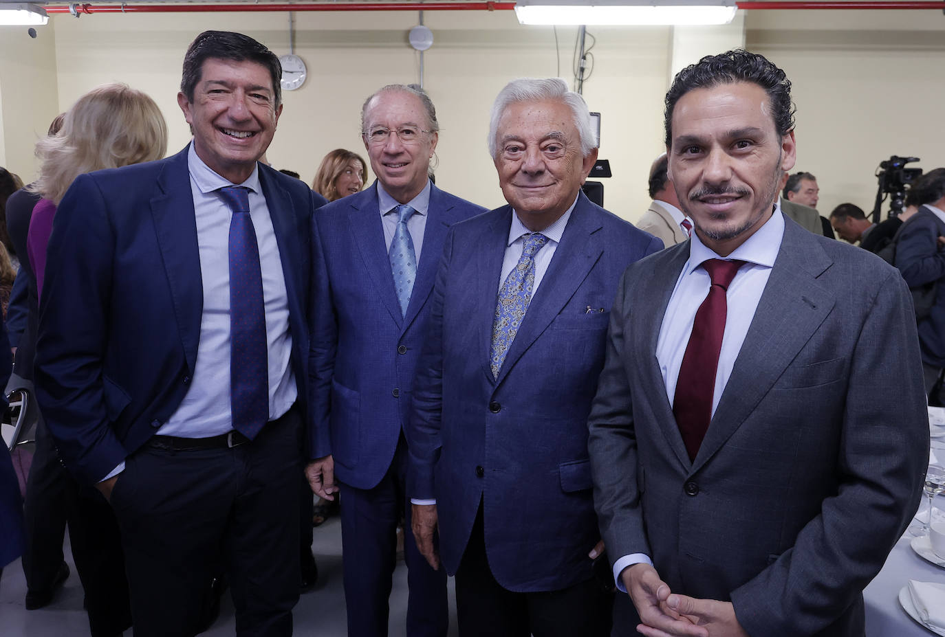 Juan Marín, Luis Chabrera, Francisco Herrero y José María del Nido