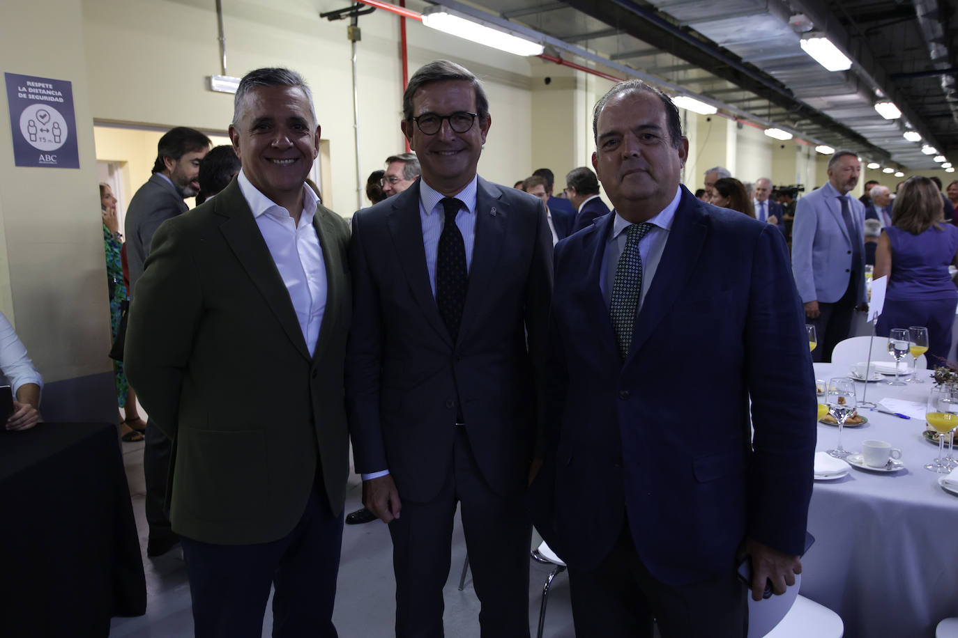 Gabriel Dronda, Jorge Paradela y Antonio Gil