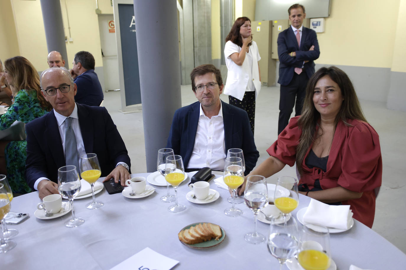 Javier Tello, Miguel Ángel Robles y Marisa Ramos