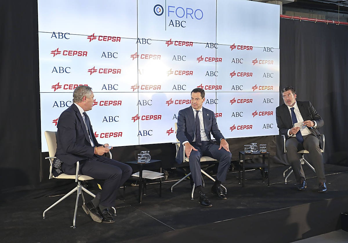 Alberto García Reyes, Juanma Moreno y Julián Quirós