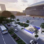 Así será la metamorfosis de la superestación del Bernabéu: tres años de  obras, vestíbulo futurista y decoración del Real Madrid