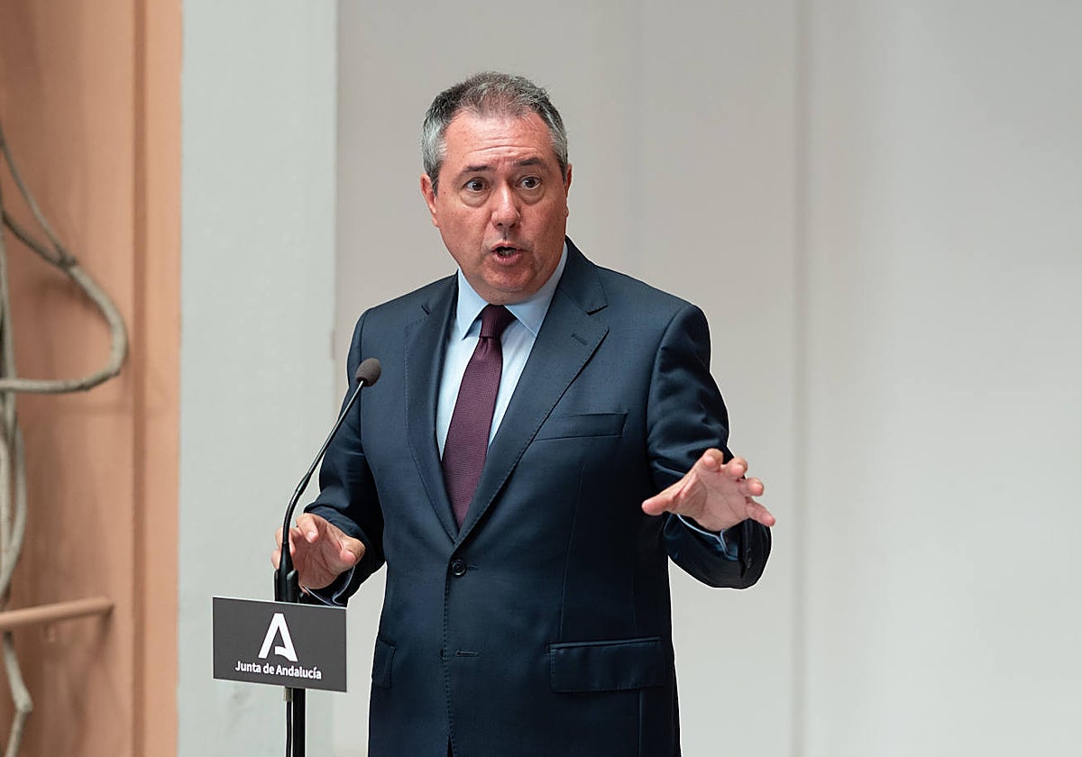 El secretario general del PSOE de Andalucía, Juan Espadas