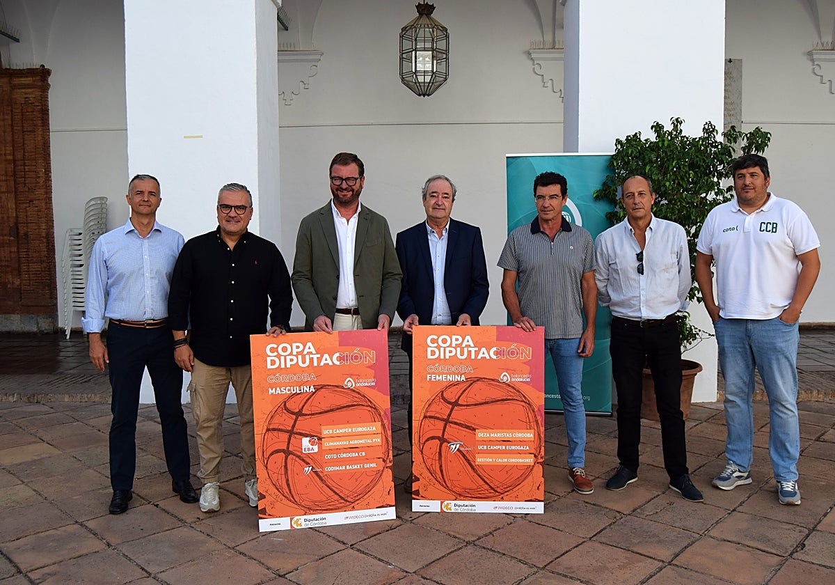 Martín, De Torres y responsables de los equipos