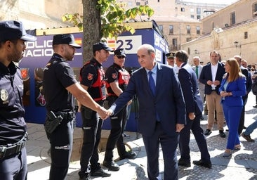 Una exposición muestra en Salamanca la labor y los medios de la Policía Nacional