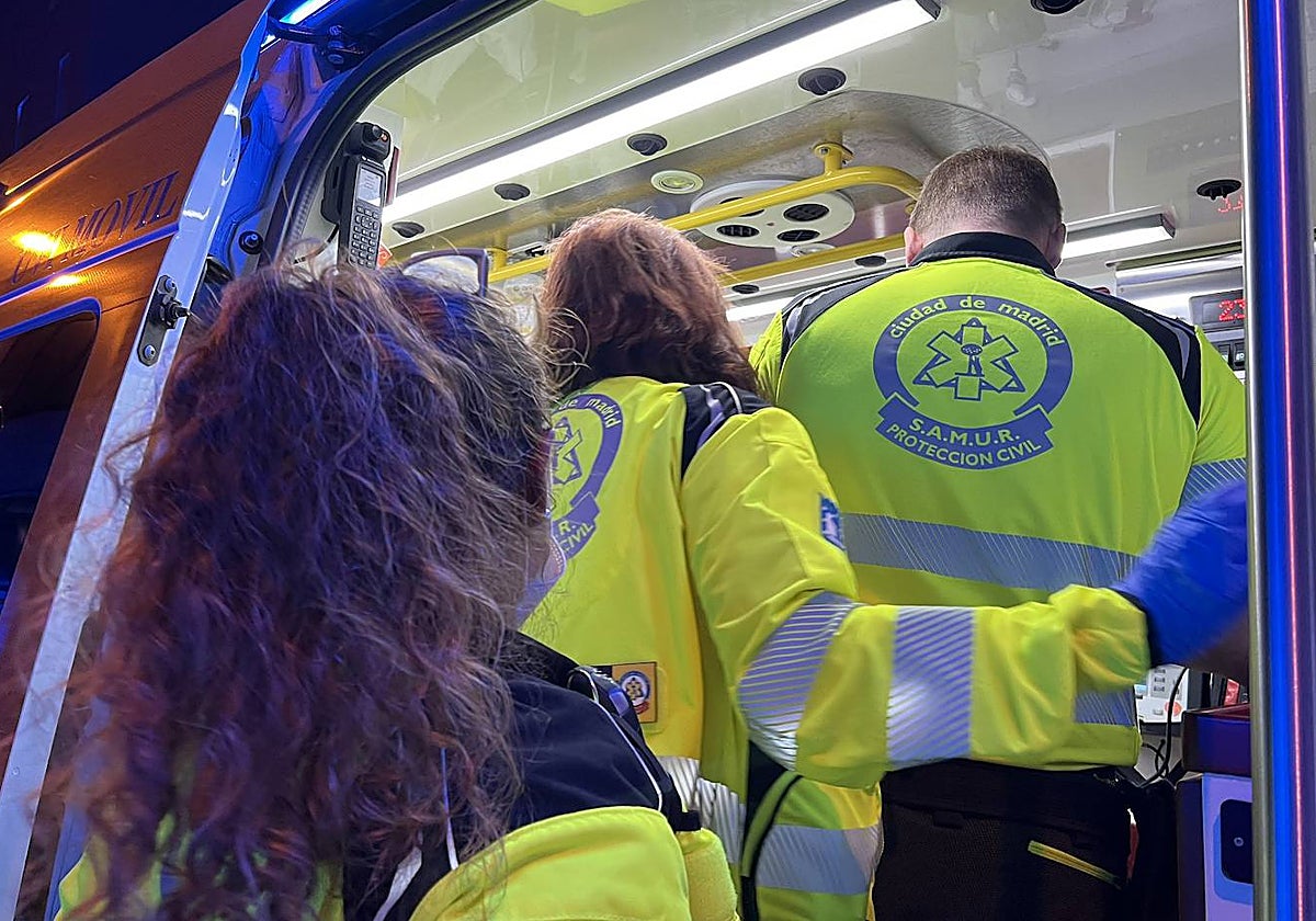 Imagen de archivo de sanitarios del Samur-Protección Civil