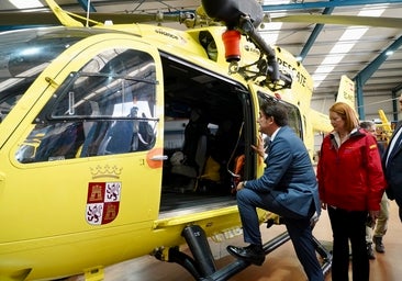 La Junta invierte más de 10 millones en la renovación de un nuevo helicóptero del Grupo de Rescate del 112