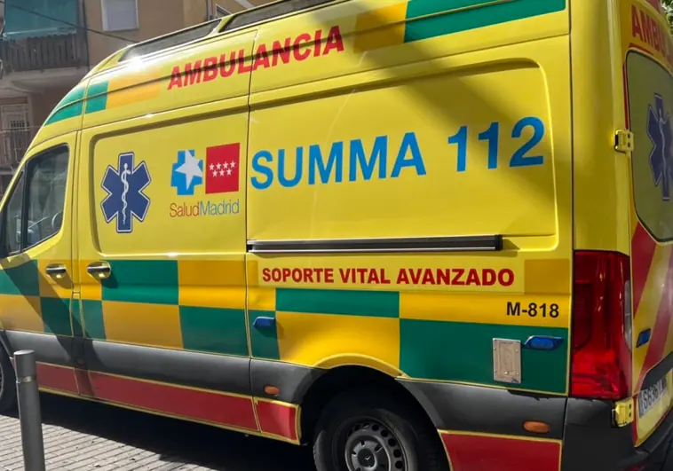 Una ambulancia Summa 112