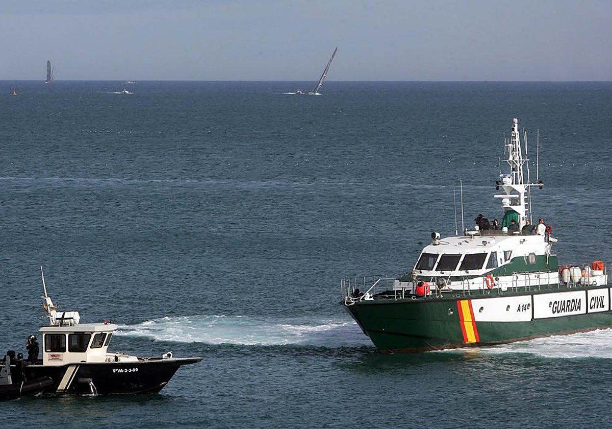 Imagen de archivo de la Guardia Civil en el Puerto de Valencia