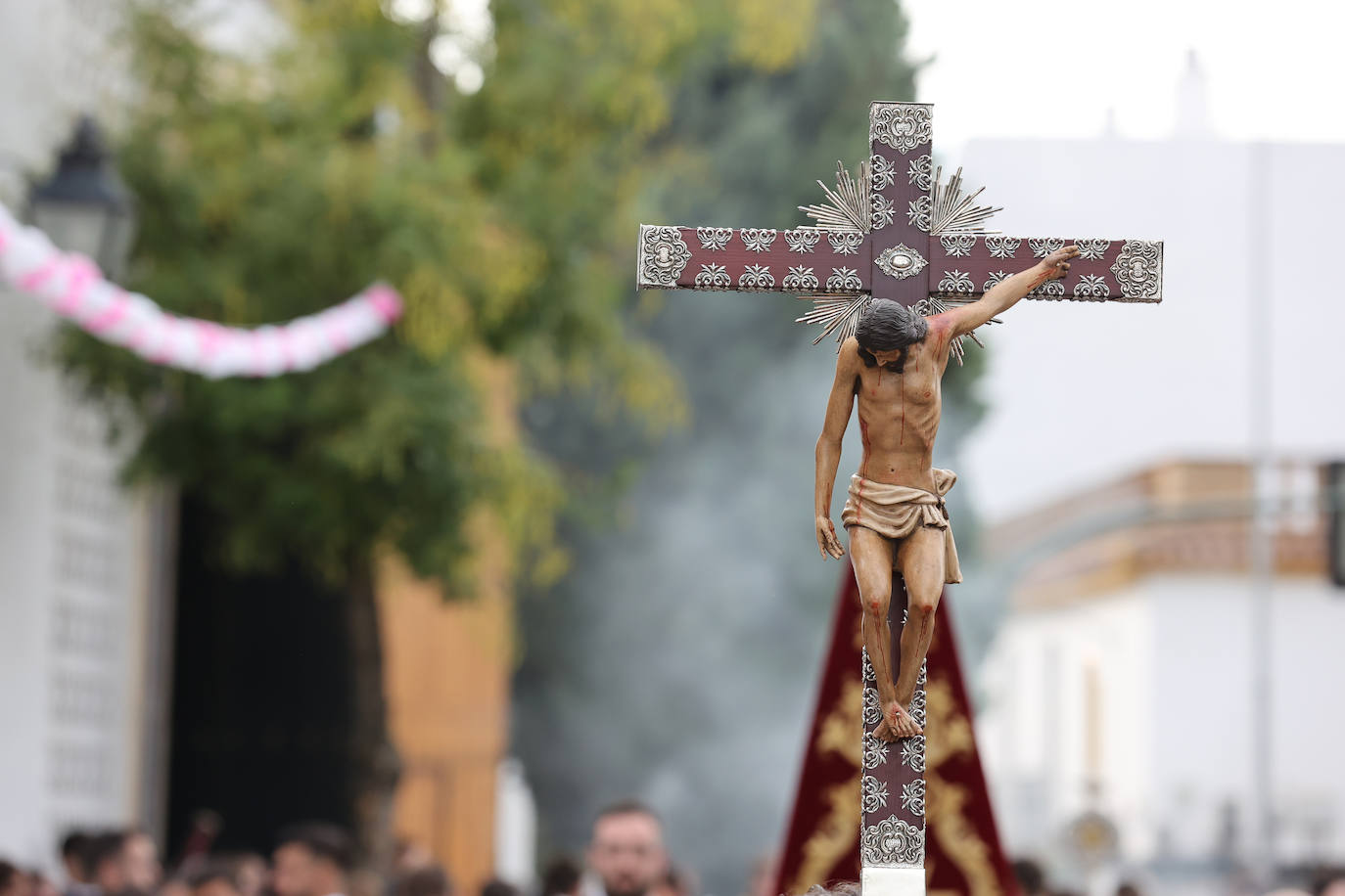 La solemne procesión de la Virgen del Rayo, en imágenes