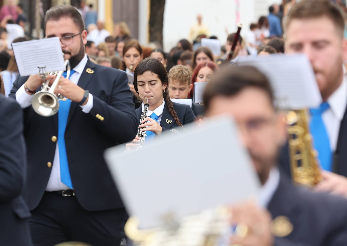 La solemne procesión de la Virgen del Rayo, en imágenes