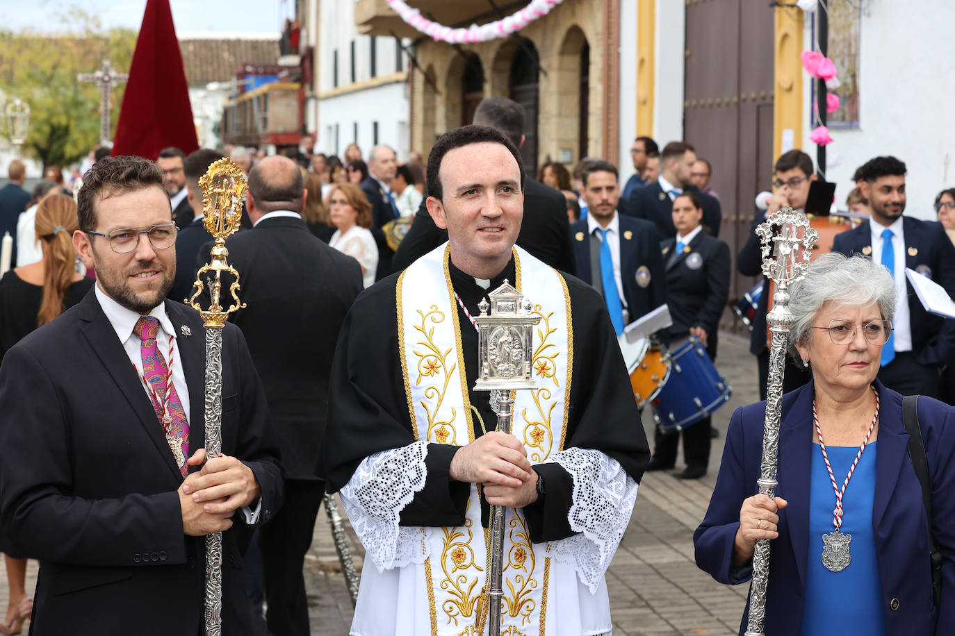 La solemne procesión de la Virgen del Rayo, en imágenes