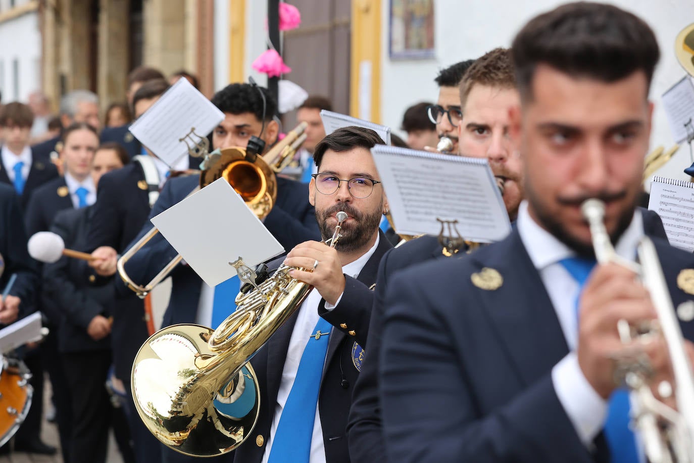 La solemne procesión de la Virgen del Rayo, en imágenes