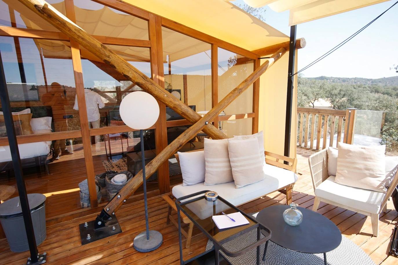 Las lujosas suites del glamping de lujo en Adamuz, en imágenes