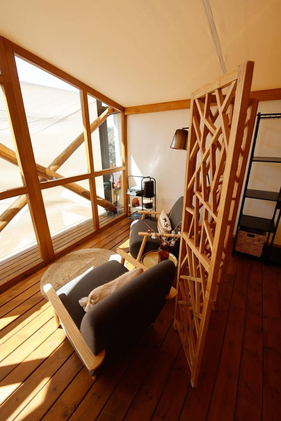 Las lujosas suites del glamping de lujo en Adamuz, en imágenes