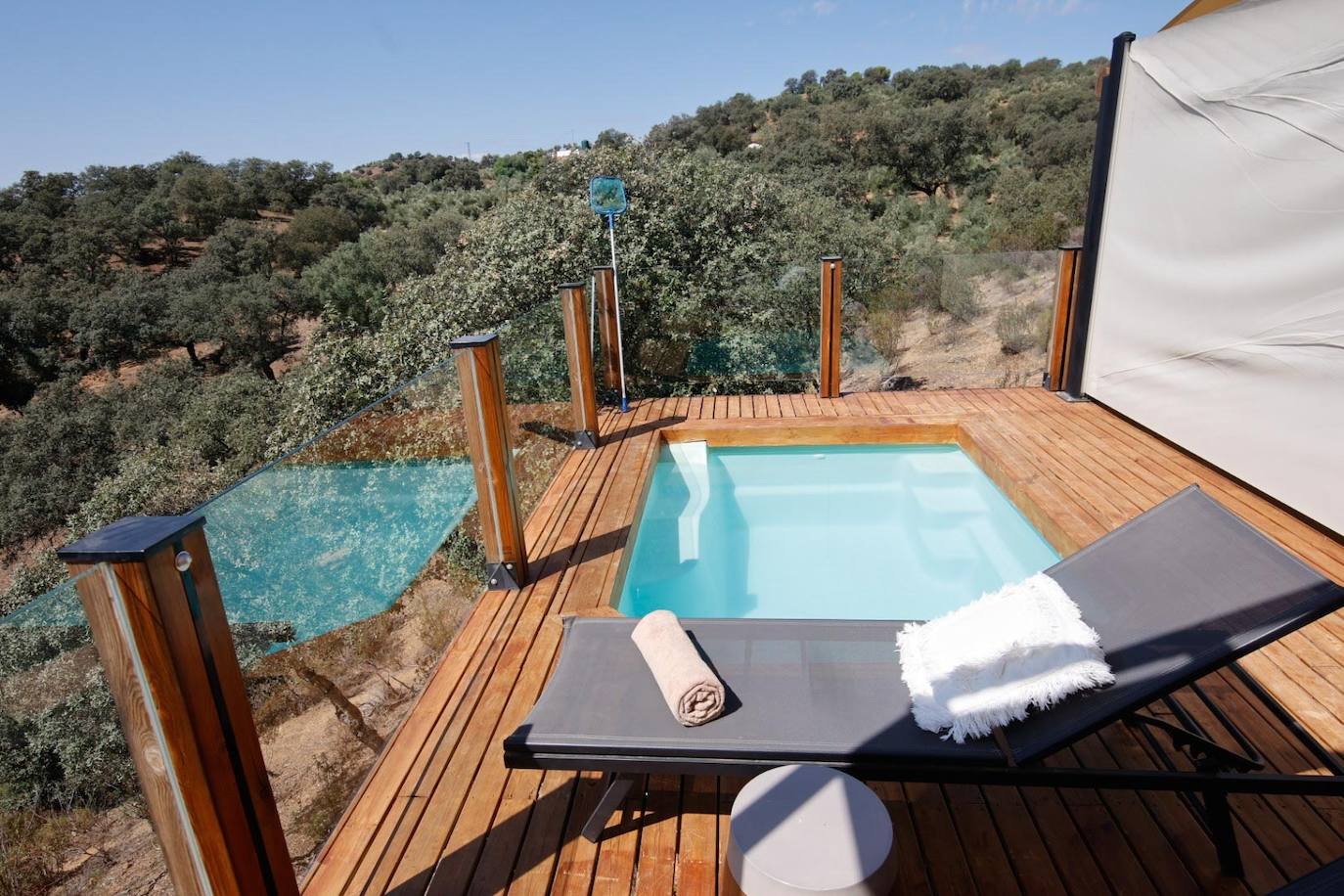 Las lujosas suites del glamping de lujo en Adamuz, en imágenes