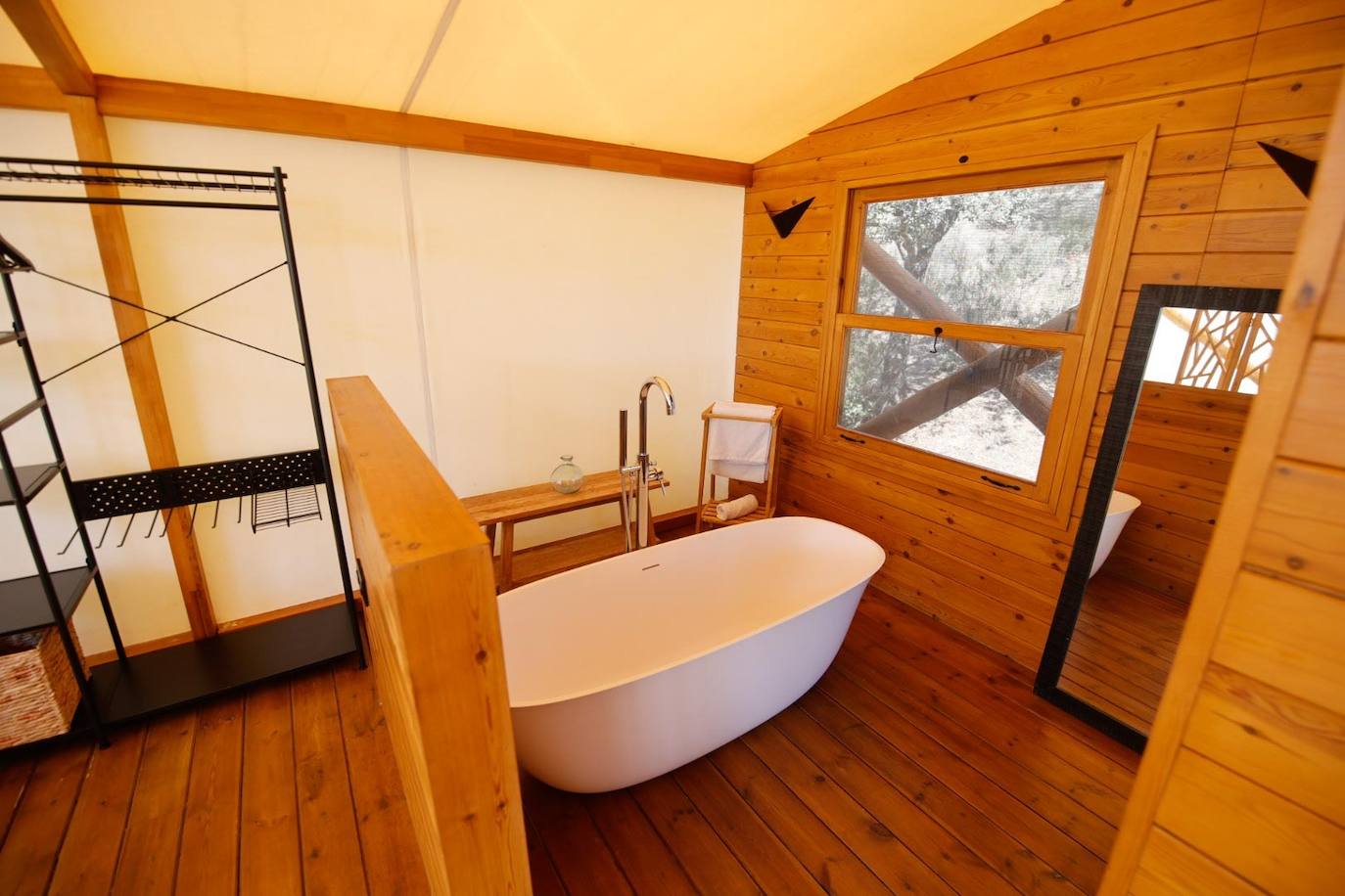 Las lujosas suites del glamping de lujo en Adamuz, en imágenes