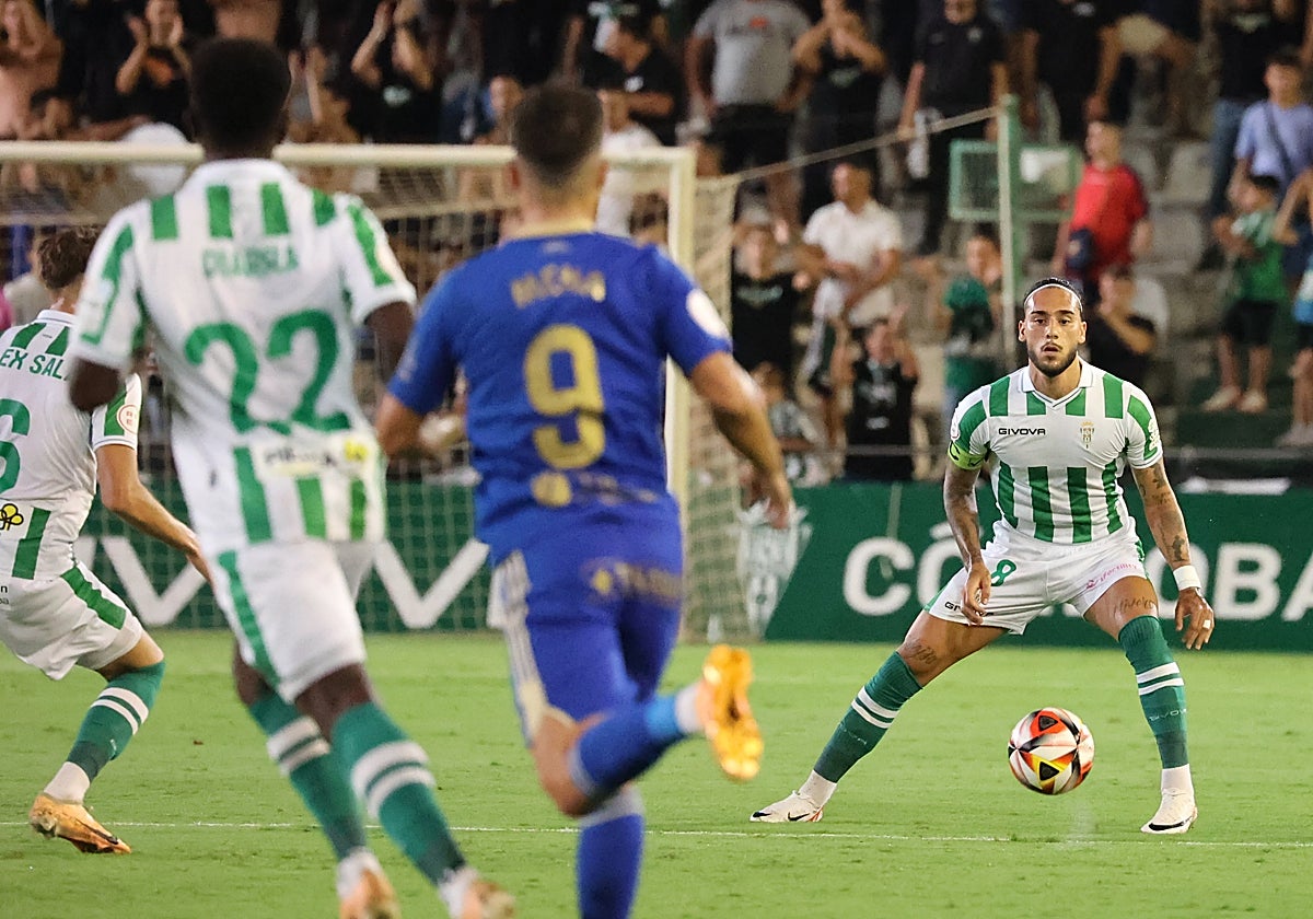 Dragisa Gudelj, en el partido ante el Linares del sábado