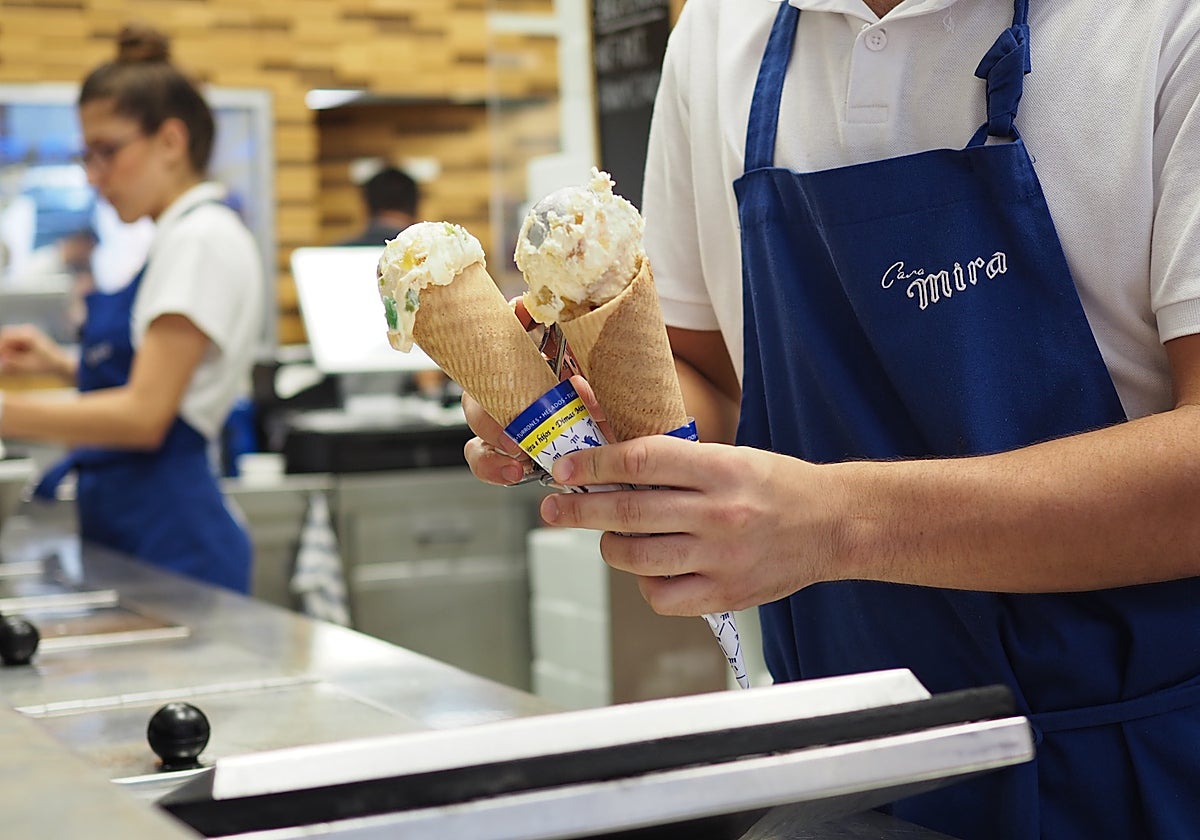 Casa Mira, una de las heladerías más emblemáticas de Málaga