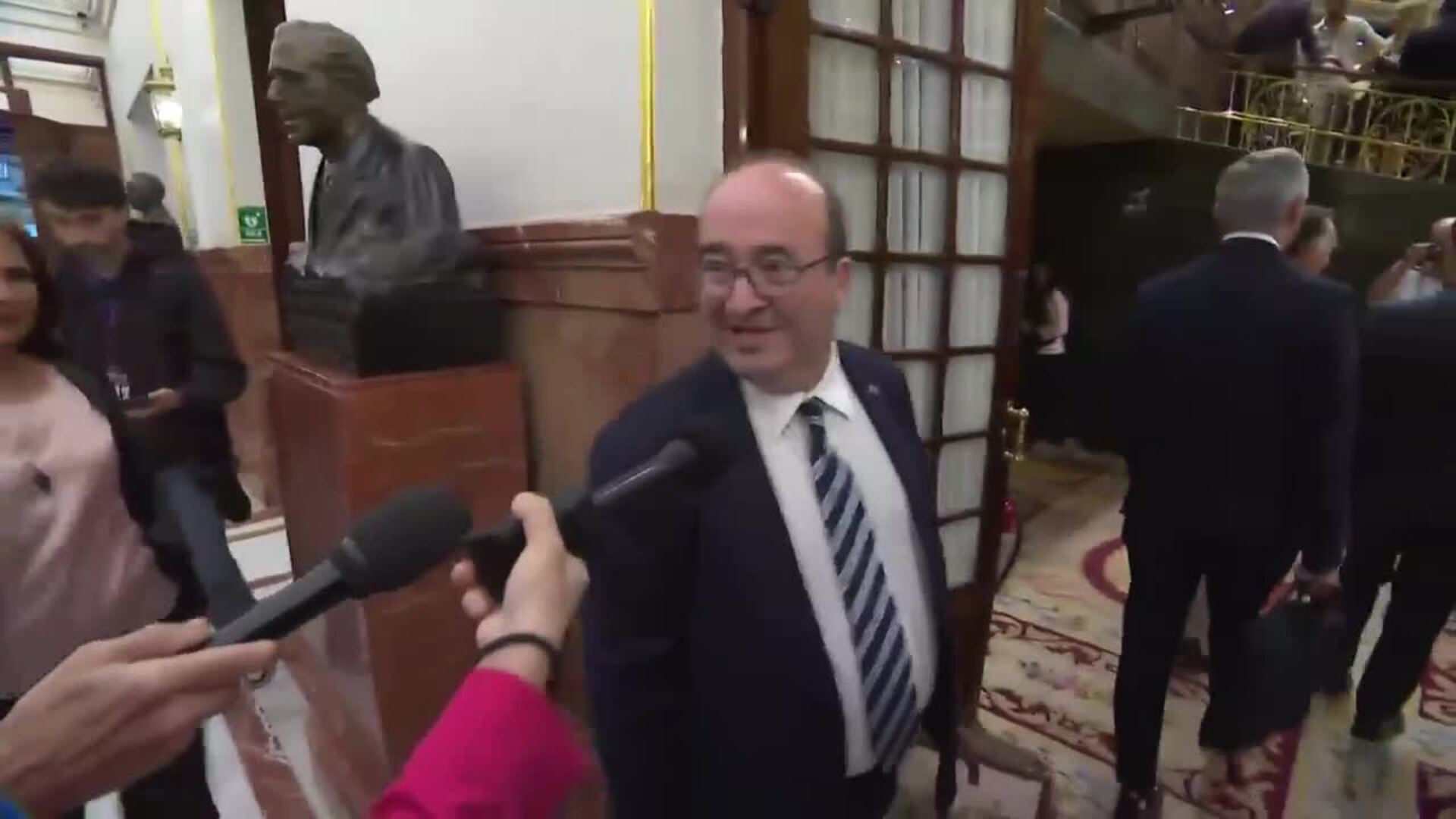 Iceta califica de &quot;antiguas&quot; las advertencias de González y Guerra sobre la amnistía