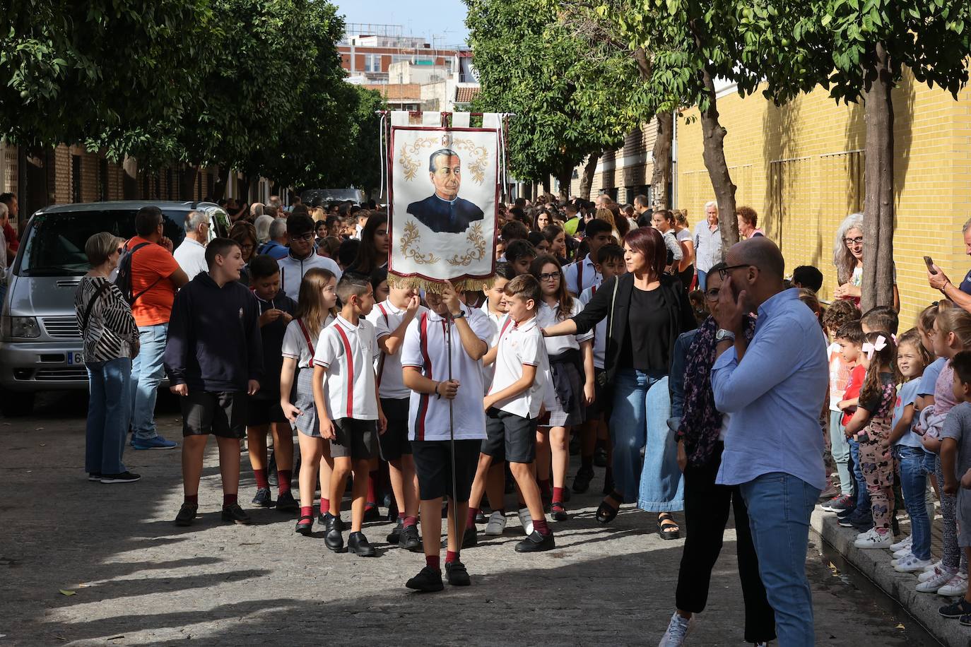 Fotos: La procesión infantil del colegio de las Mercedarias de Córdoba