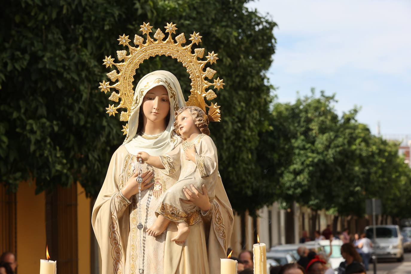 Fotos: La procesión infantil del colegio de las Mercedarias de Córdoba