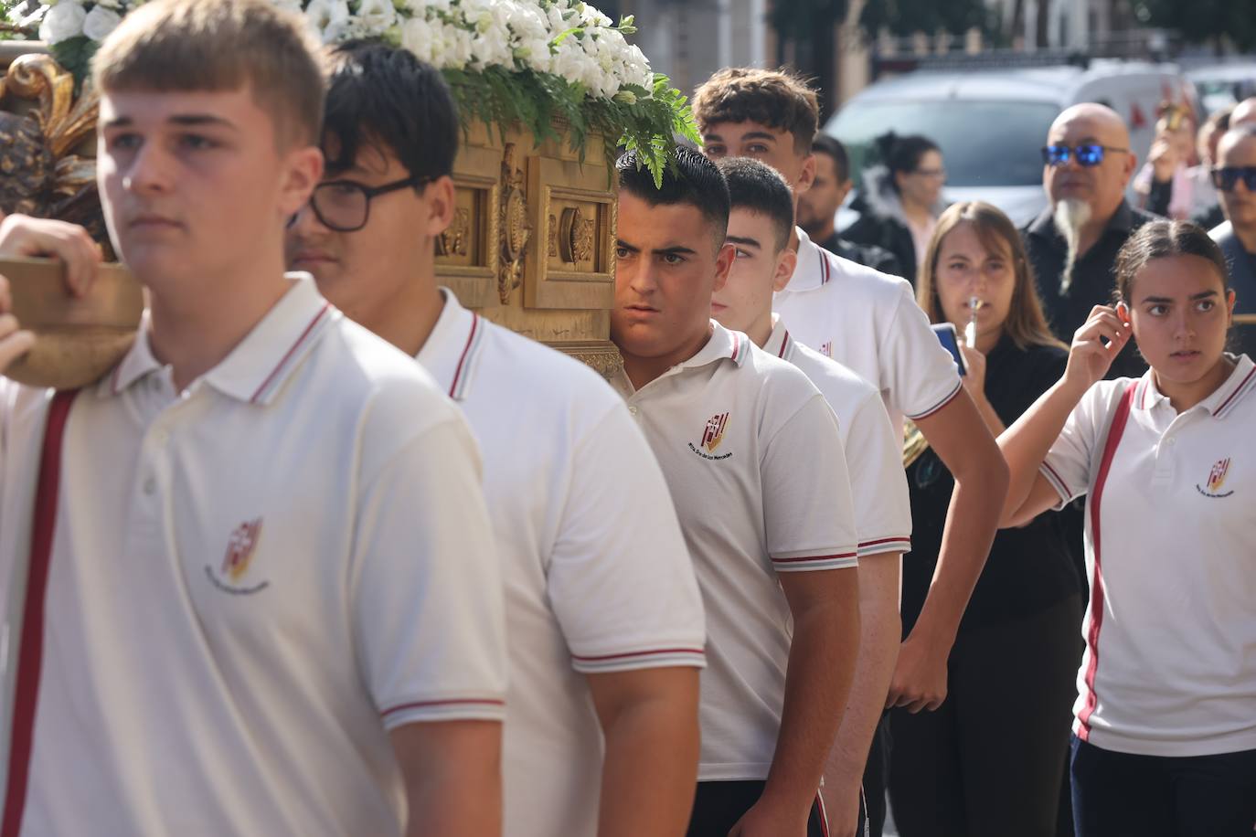 Fotos: La procesión infantil del colegio de las Mercedarias de Córdoba