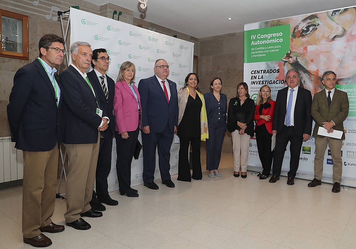 Alejandro Vázquez en la inauguración del Congreso autonómico para pacientes con cáncer y sus familiares celebrado en Palencia