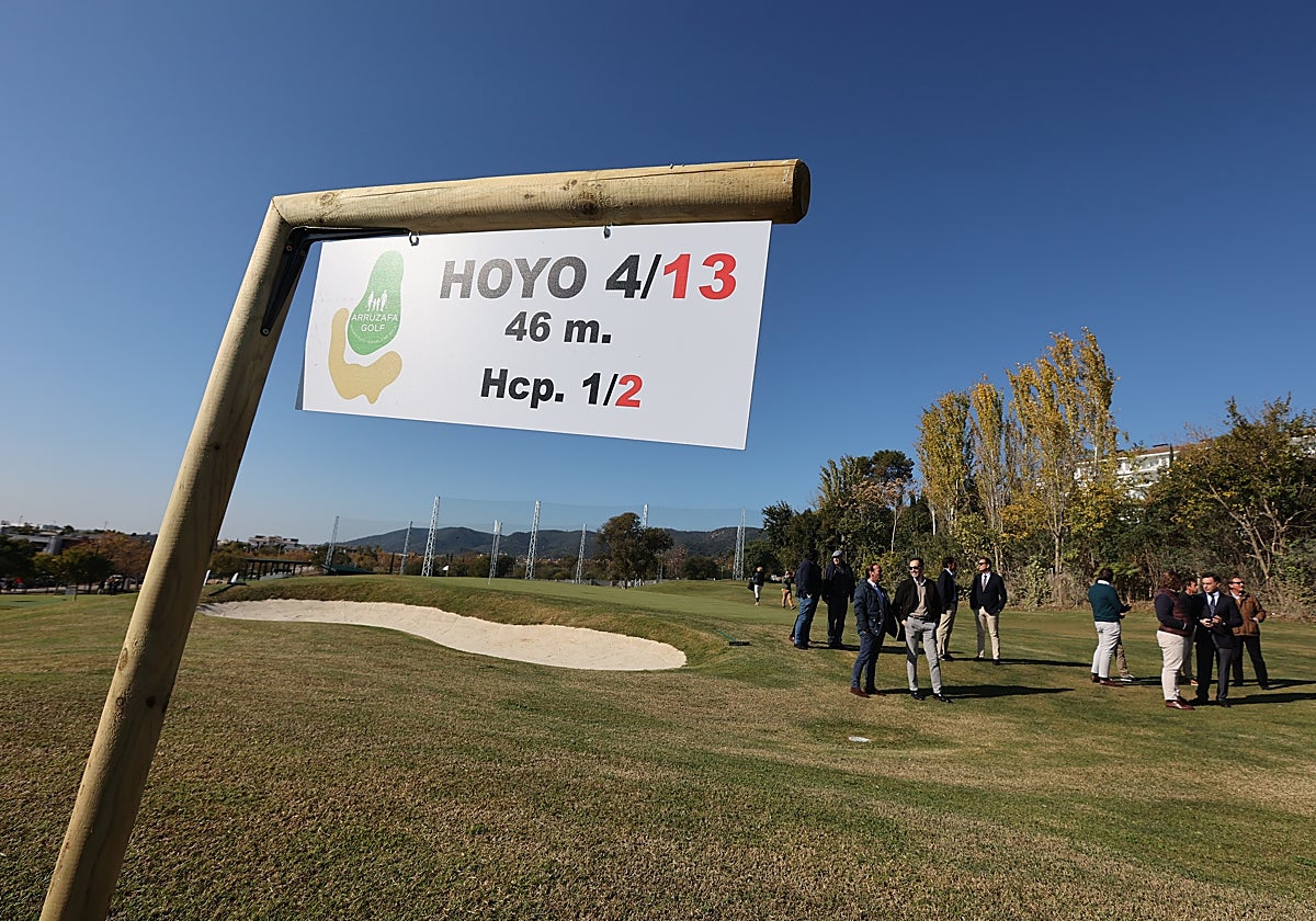 Inauguración del campo de golf de La Arruzafa
