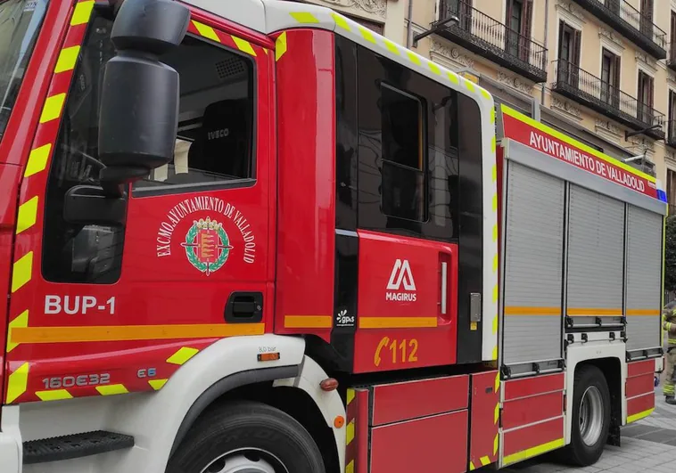 Imagen de archivo de los bomberos de Valladolid