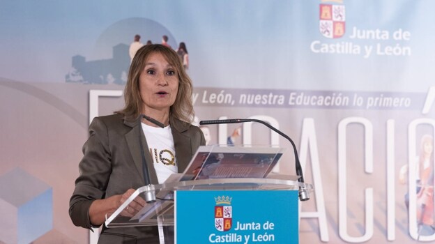 La consejera Rocío Lucas, durante la presentación del nuevo curso escolar