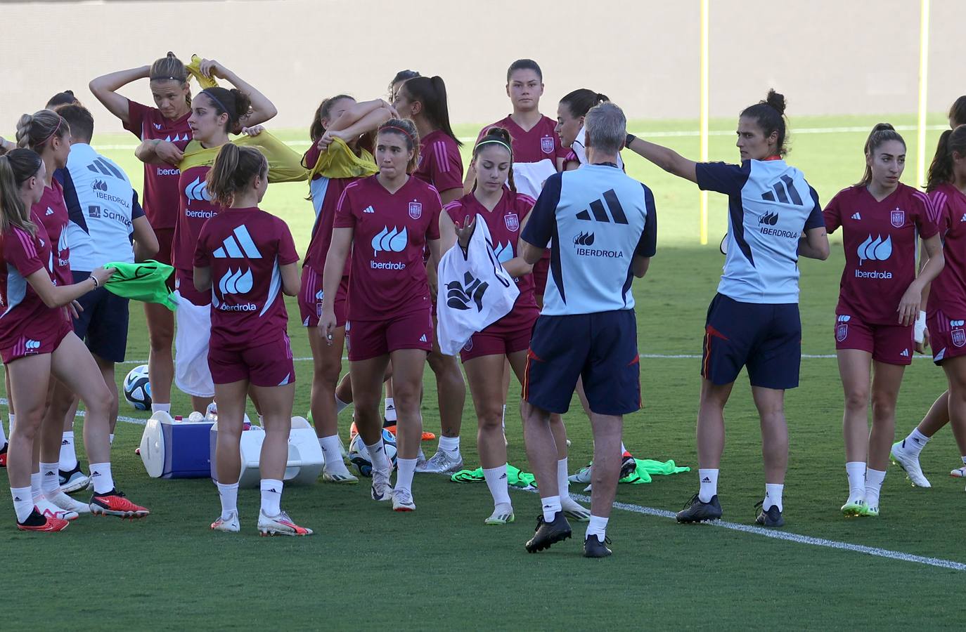 Las mejores imágenes del entrenamiento de España en El Arcángel