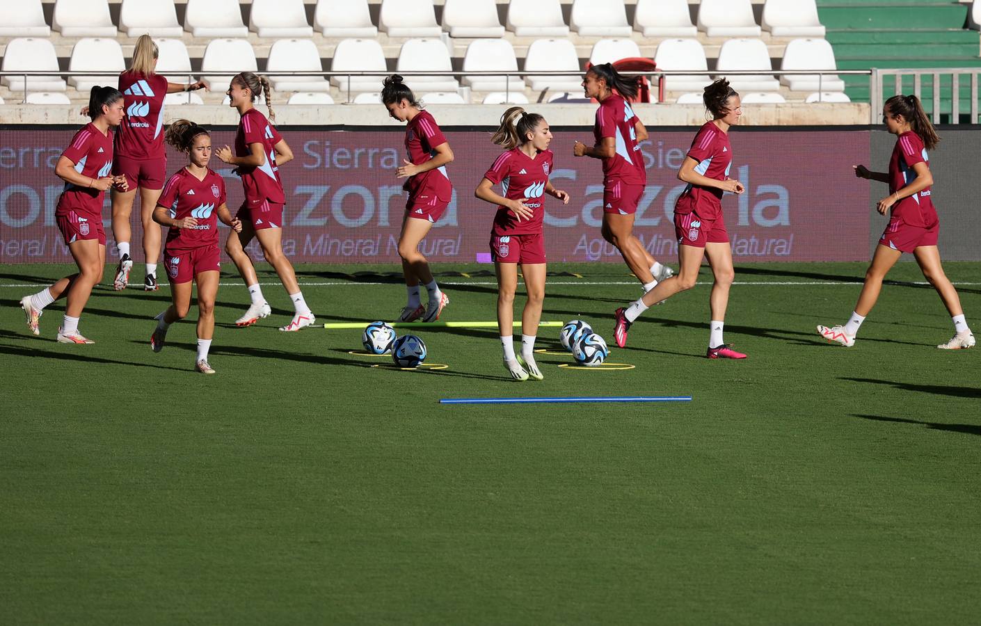 Las mejores imágenes del entrenamiento de España en El Arcángel