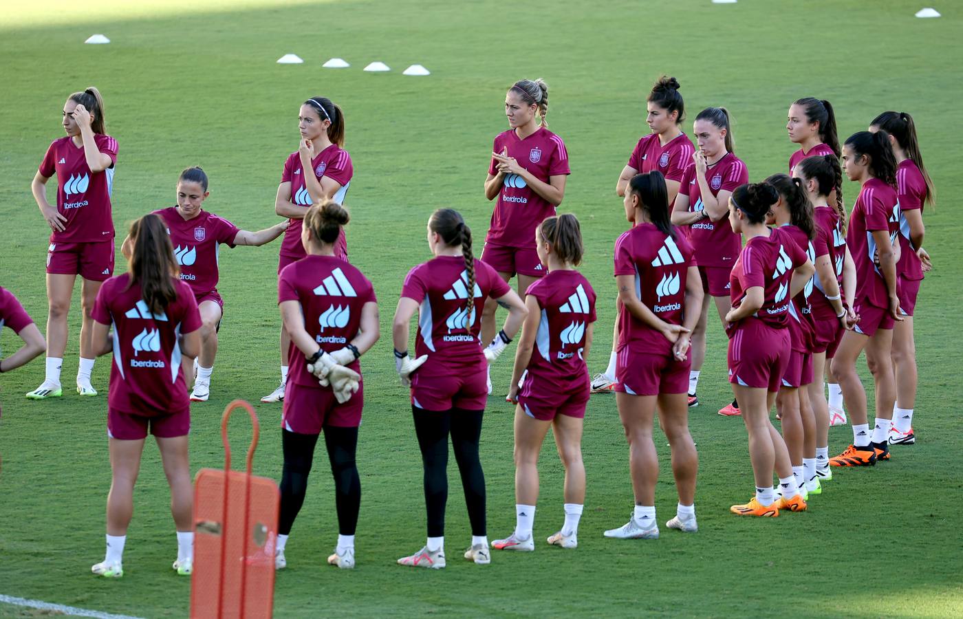 Las mejores imágenes del entrenamiento de España en El Arcángel