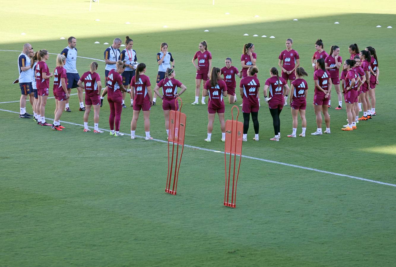 Las mejores imágenes del entrenamiento de España en El Arcángel