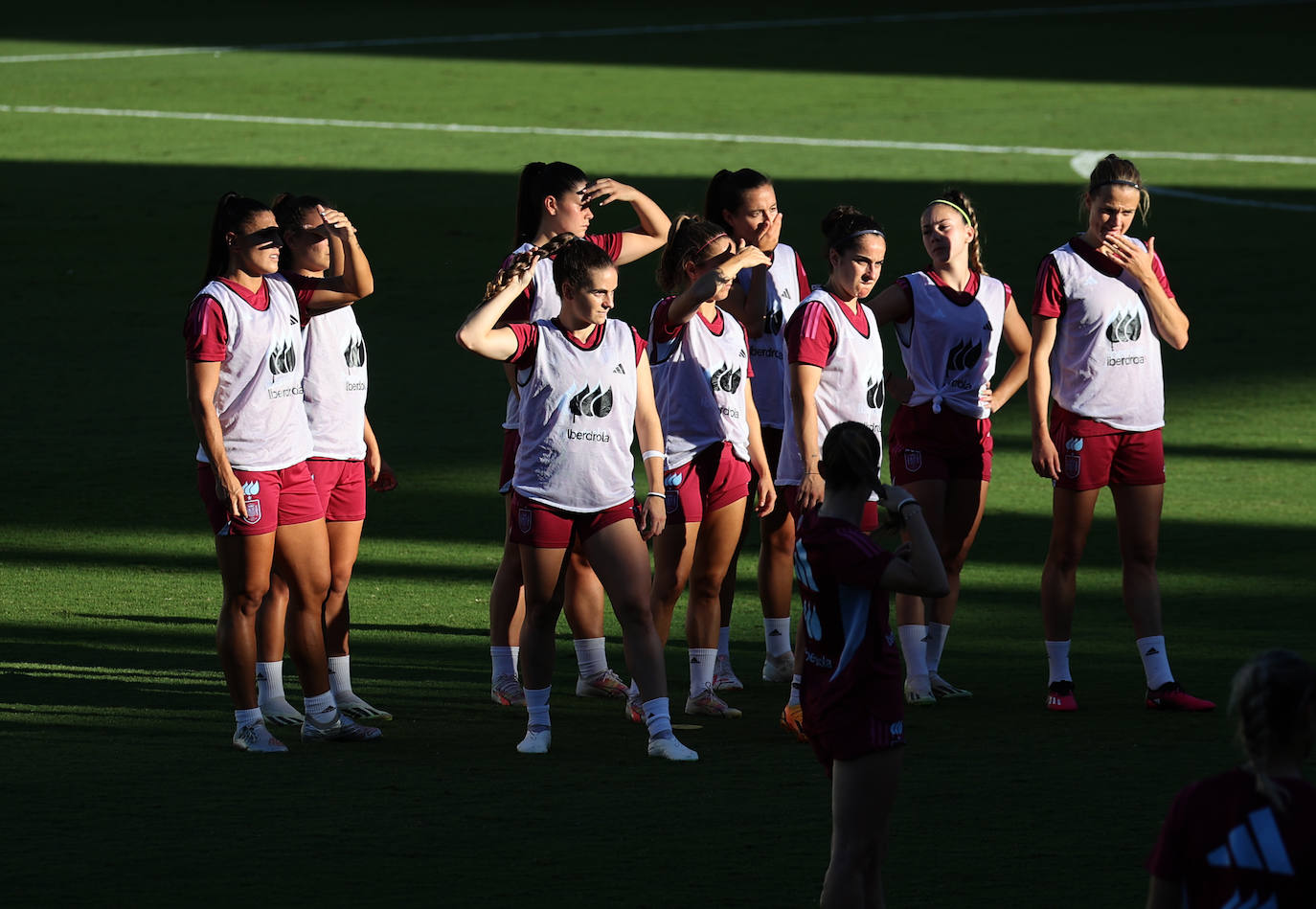 Las mejores imágenes del entrenamiento de España en El Arcángel