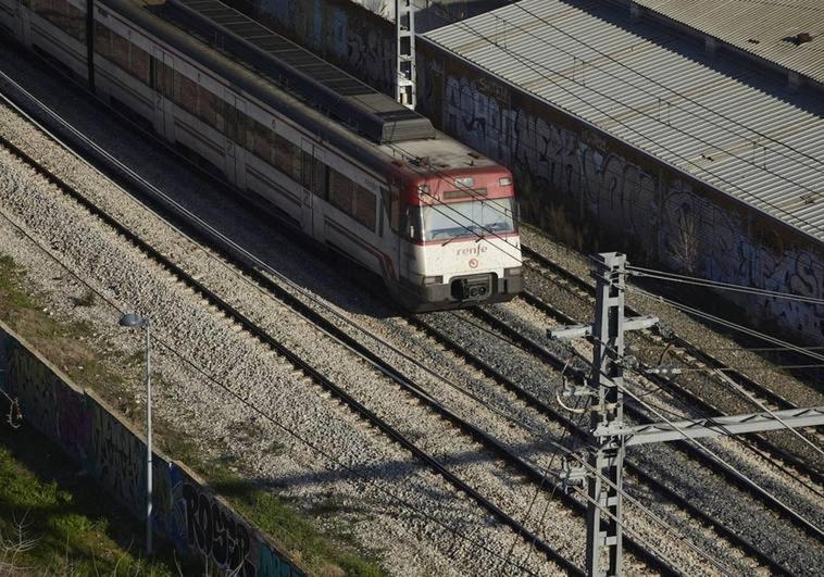 Tren de Cercanías en Madrid