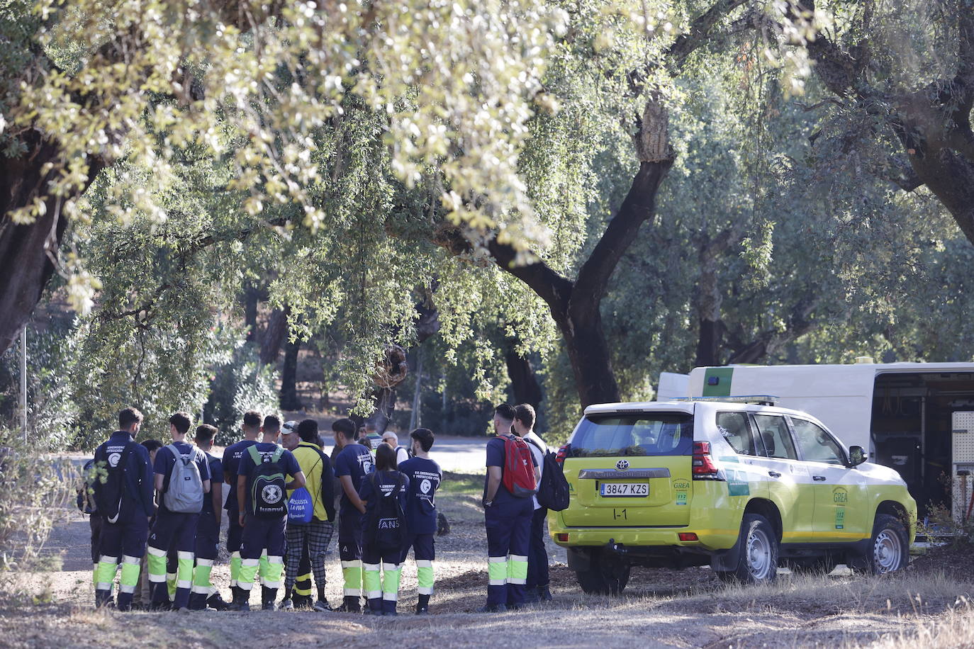 En imágenes, la búsqueda en Los Morales de la joven desaparecida en Córdoba