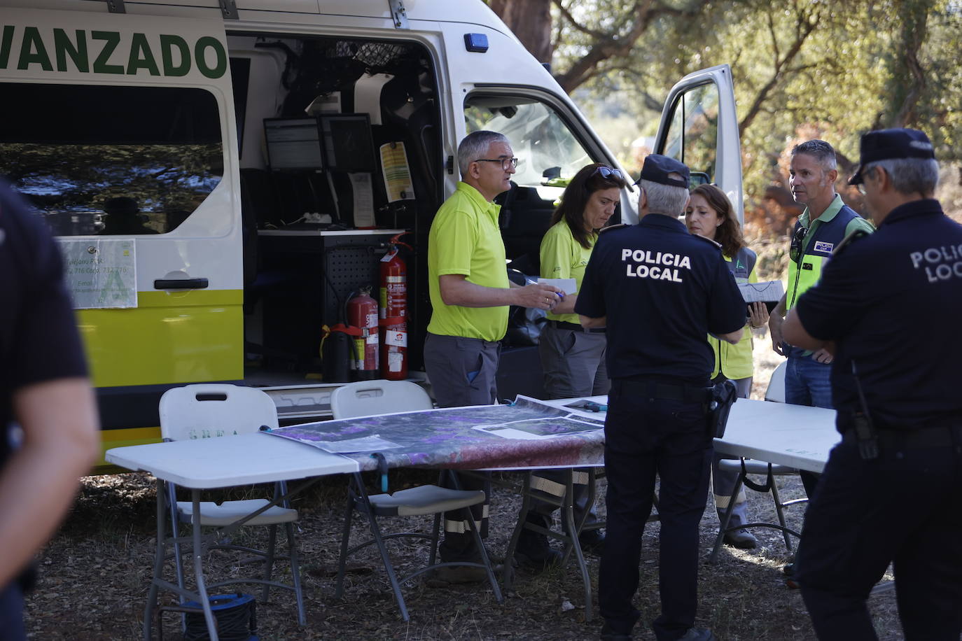 En imágenes, la búsqueda en Los Morales de la joven desaparecida en Córdoba
