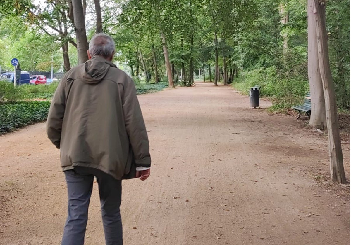 Imagen de Sergio, cedida por la familia, durante su viaje a Berlín